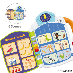 Máquina de Lectura con Sonido <span class=keywords><strong>para</strong></span> Preescolares, Libro Sensorial <span class=keywords><strong>para</strong></span> Niños Pequeños, Materiales Educativos <span class=keywords><strong>para</strong></span> la Primera Infancia, Libro de Aprendizaje de 8-10 Páginas <span class=keywords><strong>para</strong></span> Bebés - Product Image 6