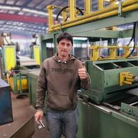 Machine de fabrication de radiateur, pour profilage professionnel, fin ondulé, transformateur