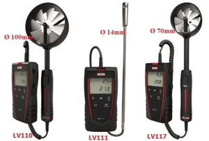 เครื่องวัดความเร็วลมแบบพกพา KIMO LV110 LV111 LV117 LV130 พร้อมหัววัดแบบใบพัดในตัว ลดราคาพิเศษ - Product Image 2