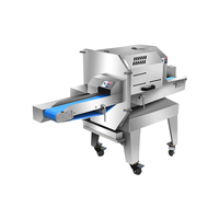 Machine commerciale de trancheuse de poitrine de poulet Machine entièrement automatique de trancheuse de viande de boeuf Machine de tranchage de viande de légume de fruit