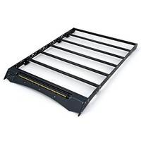 Plateforme de toit en alliage d'aluminium pour BYD SHARK 6 GWM Poer Hilux avec barre lumineuse LED intégrée, porte-bagages modifié