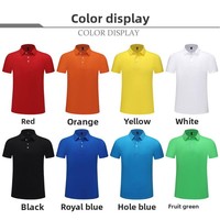 Aanpasbaar Voor Poloshirt Voor Zakelijke Werkkleding Ademend Canvas 6xl Turn-Down Kraag Korte Mouw Met Geborduurd Logo