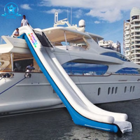 Toboggan aquatique gonflable géant pour adultes, en PVC, pour usage commercial extérieur, prix d'usine Funcity, personnalisable