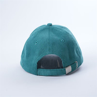 Corduroy Oxford 6-panel ongestructureerde petten, 100% katoen, laag profiel, met geborduurd logo, stippen & fruitmotieven