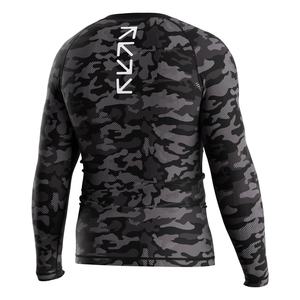 Camiseta de Protección Solar para Hombre con Tela Elástica, Adecuada para Entrenamiento de Surf, Ejercicios en Piscina y Rutinas Generales de Fitness Acuático - Product Image 4