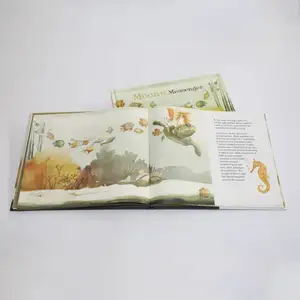 定制全包装书籍印刷原始设备制造商手册杂志圣经儿童教育图片声音精装