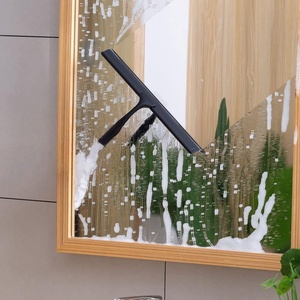 Raclette télescopique en silicone pour douche et fenêtre, raclette rétractable pour douche, raclette pour miroir, nettoyeur de table - Product Image 4