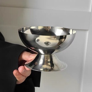 Coppa <span class=keywords><strong>Vintage</strong></span> in Acciaio Inox 304 per Dessert, Gelato, Budino, Latte, Coppa Regalo per Caffetteria - Product Image 6