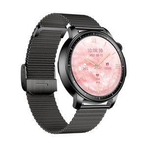 <span class=keywords><strong>Smartwatch</strong></span> V65 <span class=keywords><strong>con</strong></span> <span class=keywords><strong>cinturino</strong></span> <span class=keywords><strong>in</strong></span> <span class=keywords><strong>acciaio</strong></span> inossidabile, schermo AMOLED, <span class=keywords><strong>orologio</strong></span> intelligente per uomo e donna per rispondere e effettuare chiamate - Product Image 2