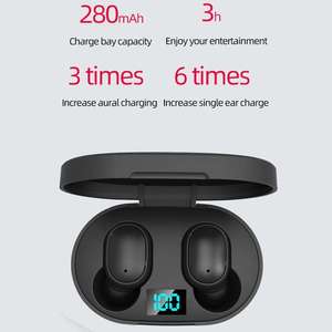 E6S TWS Auriculares estéreo inalámbricos verdaderos Mini Gaming LED Auriculares Emparejamiento automático 5,0 Auriculares deportivos Pantalla digital Batería E6S E7S - Product Image 4