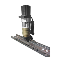 Machine à poinçonner l'acier électrique en acier inoxydable ODETOOLS NMHP-25E 220V/110V, poinçonneuse hydraulique manuelle en forme de T