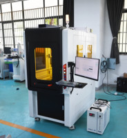 Nouvelle machine de marquage laser UV 3D TXT LASER 3W-15W pour tubes en TPU et PTFE, modèle de table fermé avec haute sécurité