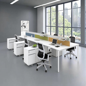 Coworking Không Gian Bàn Văn Phòng Máy Trạm Modular 4 6 Chỗ Ngồi Người Bàn Mở Nhân Viên Máy Trạm Cho Nội Thất Văn Phòng - Product Image 1