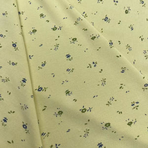 2-c2058 #   Tissu tricoté floral haute élasticité 175 cm 260 g 92 % rayonne 8 % élasthanne motif pâte à choux jaune d'œuf tissu confortable pour vêtements - Product Image 3