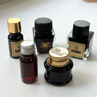 Encre pour stylo plume 25ml 30ml 50ml, flacon en verre personnalisé, encre de qualité pour calligraphie et dessin