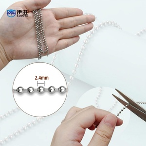 Chaîne à billes en acier inoxydable pour la création de bijoux DIY Ewang - Product Image 4