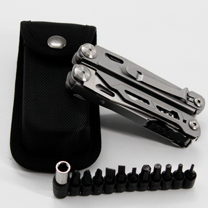 Hot Sale 16 in 1 Stainless Steel Pocket Multi-functional Multi-tools with Bits Tool Kit for Camping Hiking - Product Image 3