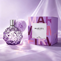 Eau de Parfum 100 ml, parfum longue durée pour femmes, vente en gros, marque privée, parfum de luxe, vaporisateur avec pompon