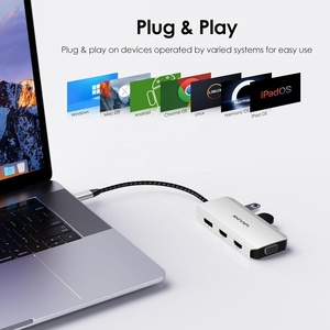 Base de Conexión Wavlink WL-UMD304 <span class=keywords><strong>Mini</strong></span> Dock HD MI 4K Quad Display USB C, con Entrega de Energía de 85W, para Windows, Económica - Product Image 5