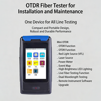 Testeur de fibre optique multifonctionnel à écran tactile intégré OTDR de fibre optique Mini OTDR