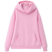 Ensemble sweat-shirt et pantalon décontracté pour homme, hiver, en coton épais doublé de polaire, couleur unie