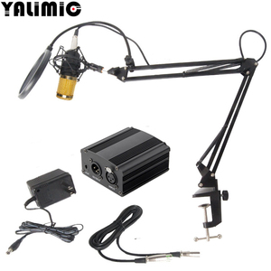 Micrófono Capacitivo Profesional BM 800, Micrófono de Grabación de Estudio de Audio, Alimentación Fantasma de 48 V, Soporte NB-35, Juego BOP - Product Image 2