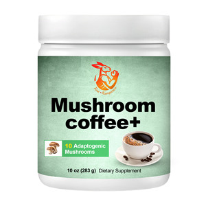 Poudre de café aux champignons Marque Blanche : Favorise la récupération et est riche en antioxydants avec supplément de santé Crinière de lion - Product Image 1