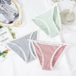 Wholesale Japanese Girls Lace Cotton Underwear Cotton, Lace, Seamless,  Shaping 