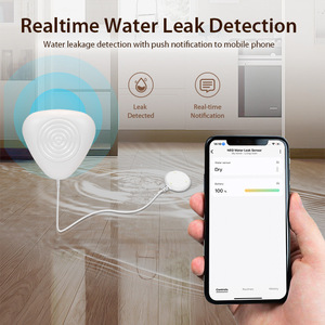 Détecteur <span class=keywords><strong>de</strong></span> fuite d'eau intelligent KONLEN ABS, <span class=keywords><strong>capteur</strong></span> Zigbee Tuya, application Smart Life, alarme 85 dB, système <span class=keywords><strong>de</strong></span> sécurité domestique, cuisine - Product Image 2