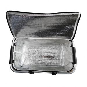 Cesta de Compras Plegable de Tela y Aluminio para Supermercado, Moderna y Plegable - Product Image 3