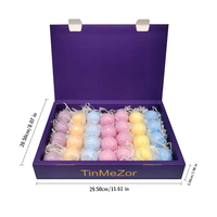 Ensemble de bombes de bain pour femmes, ensemble de 28 bombes de douche à bulles faites à la main, idée de cadeaux d'anniversaire de fête des mères pour femmes hommes et enfants