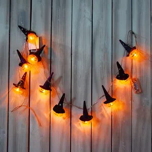 Attiigny Halloween Feest Decoraties Indoor Huis Batterij Werkende Led Pompoen Halloween String Lights