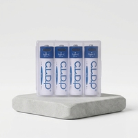 Piles rechargeables Ni-Zn AA 1,6 V 2000 mWh avec USB intégré, kit de 4 pièces pour équipement d'urgence