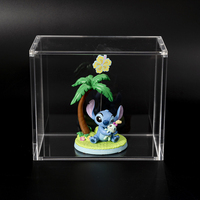 Boîte de présentation magnétique en acrylique transparente personnalisée pour cartes booster