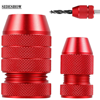 Limiteur de vitesse de perçage réglable, anneau de limitation de vitesse de perçage en alliage d'aluminium, localisateur de perceuse hélicoïdale, outil de travail du bois pour perceuses de 8 à 12,7 mm
