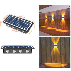 Tienda en línea Venta caliente Led Hogar Jardín Balcón Ambiente Luz Iluminación de pared Led Luz solar - Product Image 5
