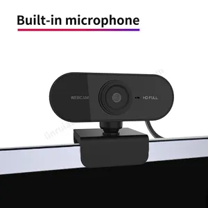 Kamera Konferensi Webcam Usb 2K 4K 1080P Hd Fokus Otomatis Sudut Lebar Mikrofon Bawaan Web Cam untuk Pc Pertemuan Video Rumah