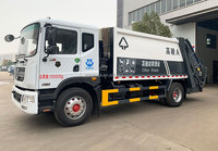 Nouveau camion compacteur urbain 18T avec benne de 12m³ à moteur diesel pour le recyclage des déchets