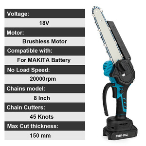 Mini-tronçonneuse industrielle portative en acier, à batterie, pour la coupe du bois et l'élagage des arbres, personnalisable (OEM pris en charge) - Product Image 6