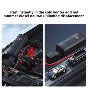 כל ב-אחד משאבת מתנפחים צמיגים עם חירום קפיצת בנק כוח מתנע כלי הצתה סוללה - Product Image 2