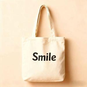 Sac fourre-tout en toile vierge en gros pour femmes, grande capacité, sacs d'épicerie réutilisables en toile de coton avec logo ou lettres personnalisés - Product Image 2