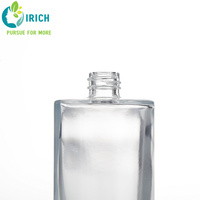 Emballage personnalisé de luxe 30ml 50ml 100ml bouteille de parfum vide rechargeable en verre bouchon en bois