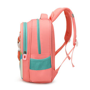 <span class=keywords><strong>Cartable</strong></span> cartonné en 3D de dessin animé mignon à la mode pour les élèves du primaire de 1 à 4 ans Caractéristiques Garçons Filles Conception Fermeture éclair Aide à réduire - Product Image 3