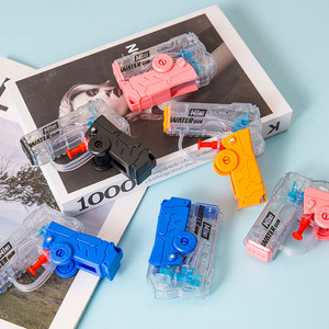 Mini pistola de agua plegable de gran capacidad, juguete de plástico para niños, juego de playa, unisex - Product Image 2