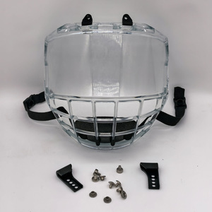 NJ Clear Hockey Full <strong>Shield</strong> Helmet Anti Fog Anti Scratch Safety Faceguard - Product Image 1