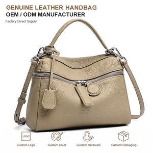 Cuir Pleine Fleur Simple Multifonctionnel Épaule Crossbody Sac pour Femme pour un Usage Quotidien et les Sorties de Week-end - Product Image 1