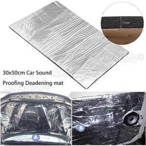 Matériel d'insonorisation et d'isolation thermique pour capot moteur de voiture, 7mm 30x50cm 140/100*100cm, en aluminium - Product Image 4