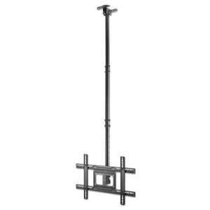 ขายึดทีวีติดเพดาน รับน้ำหนักได้ 50 กก. VESA 600x400 ปรับได้ทุกทิศทาง สีดำ ขนาด 80 นิ้ว - Product Image 1