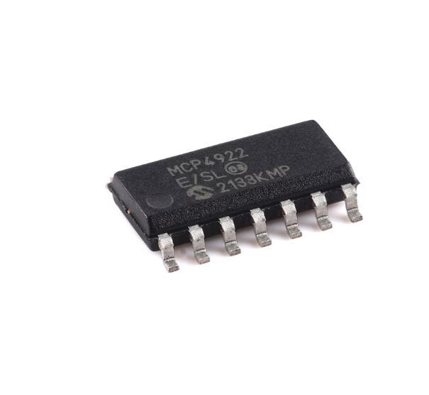 Original MCP4922-E/SL SOIC-14 12 Bit Dual Output DAC Chip