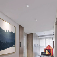Peut pivoter à 360° °   Spot encastré LED 12W CRI95 COB anti-éblouissement en aluminium pour hôtel, galerie, maison et usage commercial